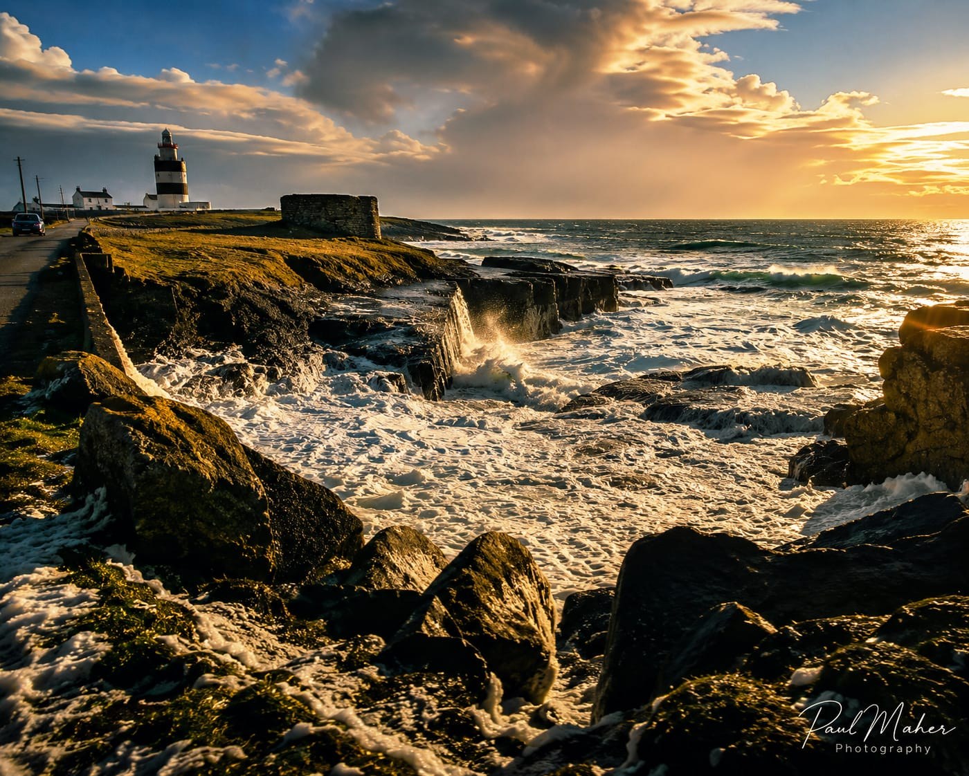 Path leading to Hook Head lighthouse